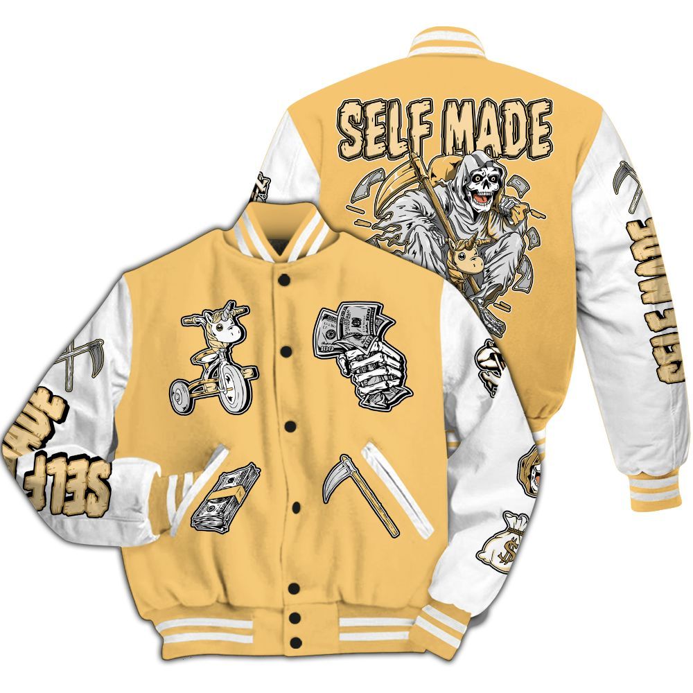 Varsity Jacket To Match Craft Paris 6s - Self Make Skeleton All Over Print