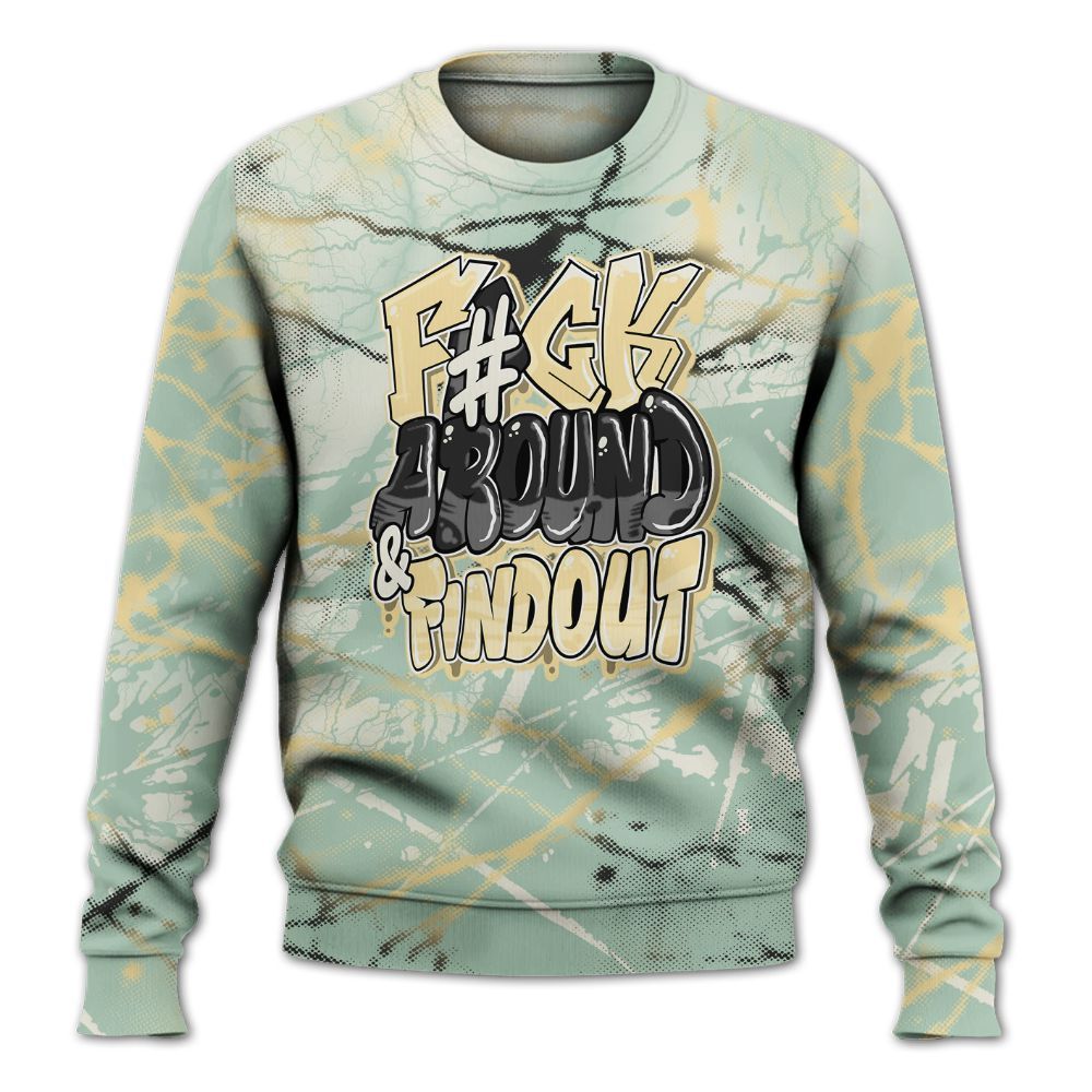 Sweatshirt To Match Joins Year Of The Snake 5s - F Around Find Out Graphic All Over Print