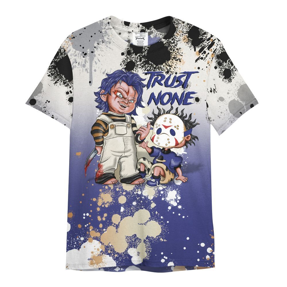 Shirt To Match JM Pro Black Concord - Trust No One Scary All Over Print