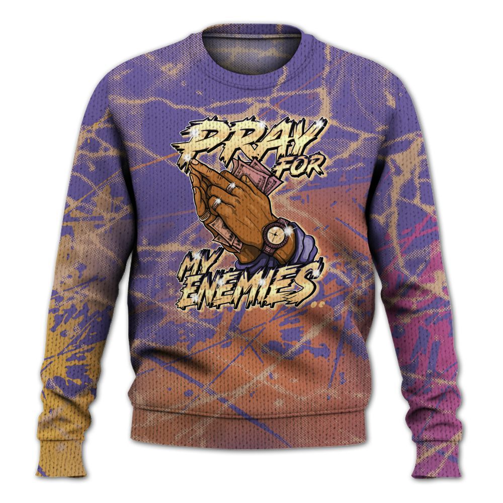 Knitted Sweater To Match Book Sunset 1s - Prayed For Enemies Graphic