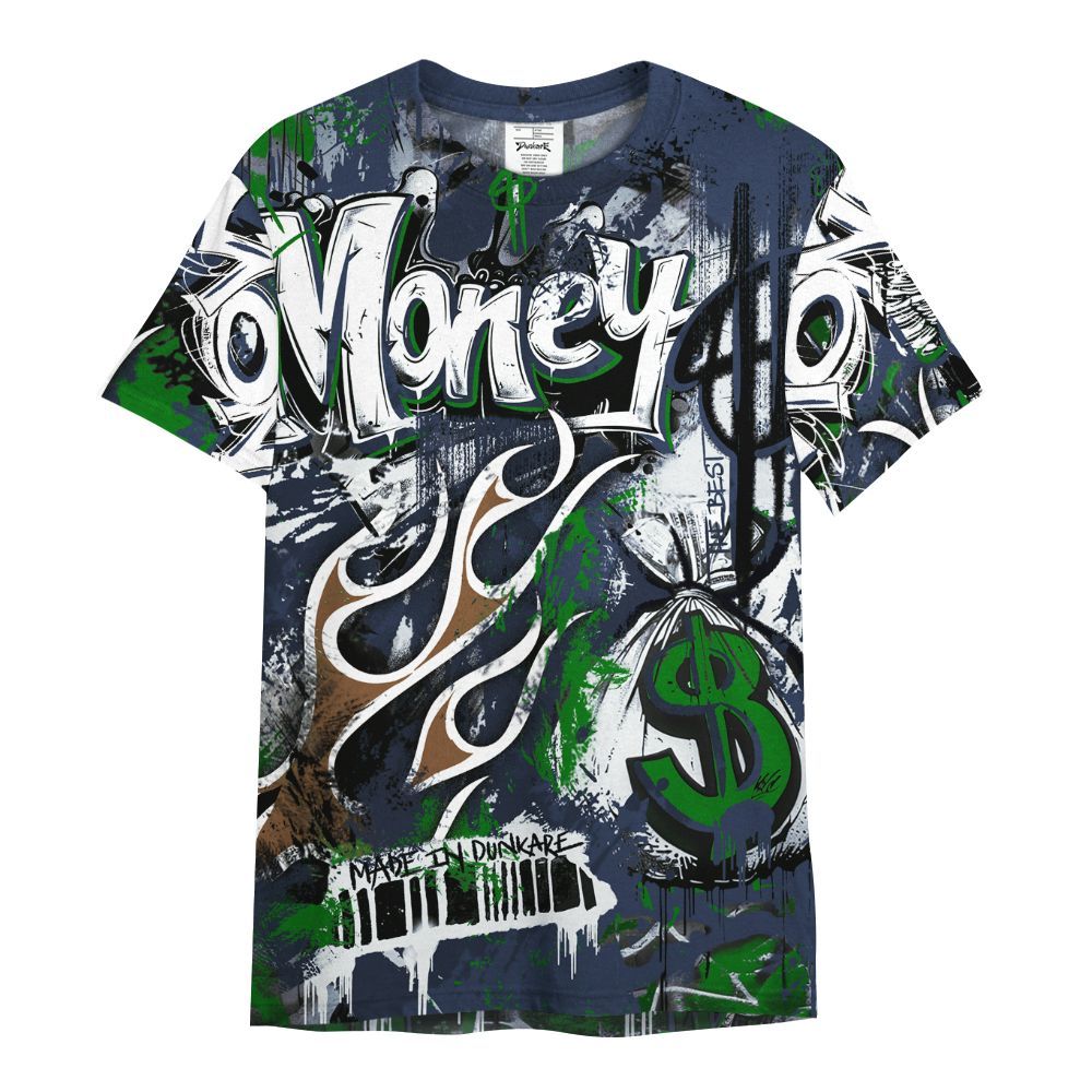 Shirt To Match Midnight Navy 13s - The Best Money All Over Print