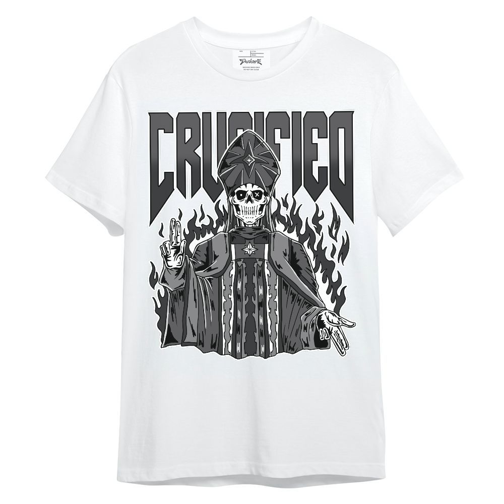 Shirt To Match White Thunder 4s - Crucified Skeleton Unisex Shirt