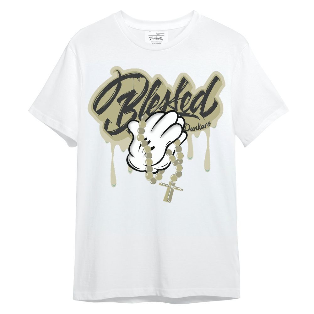Shirt To Match Dunk Low Suede Olive Aura - God Blessed Drip Unisex Shirt