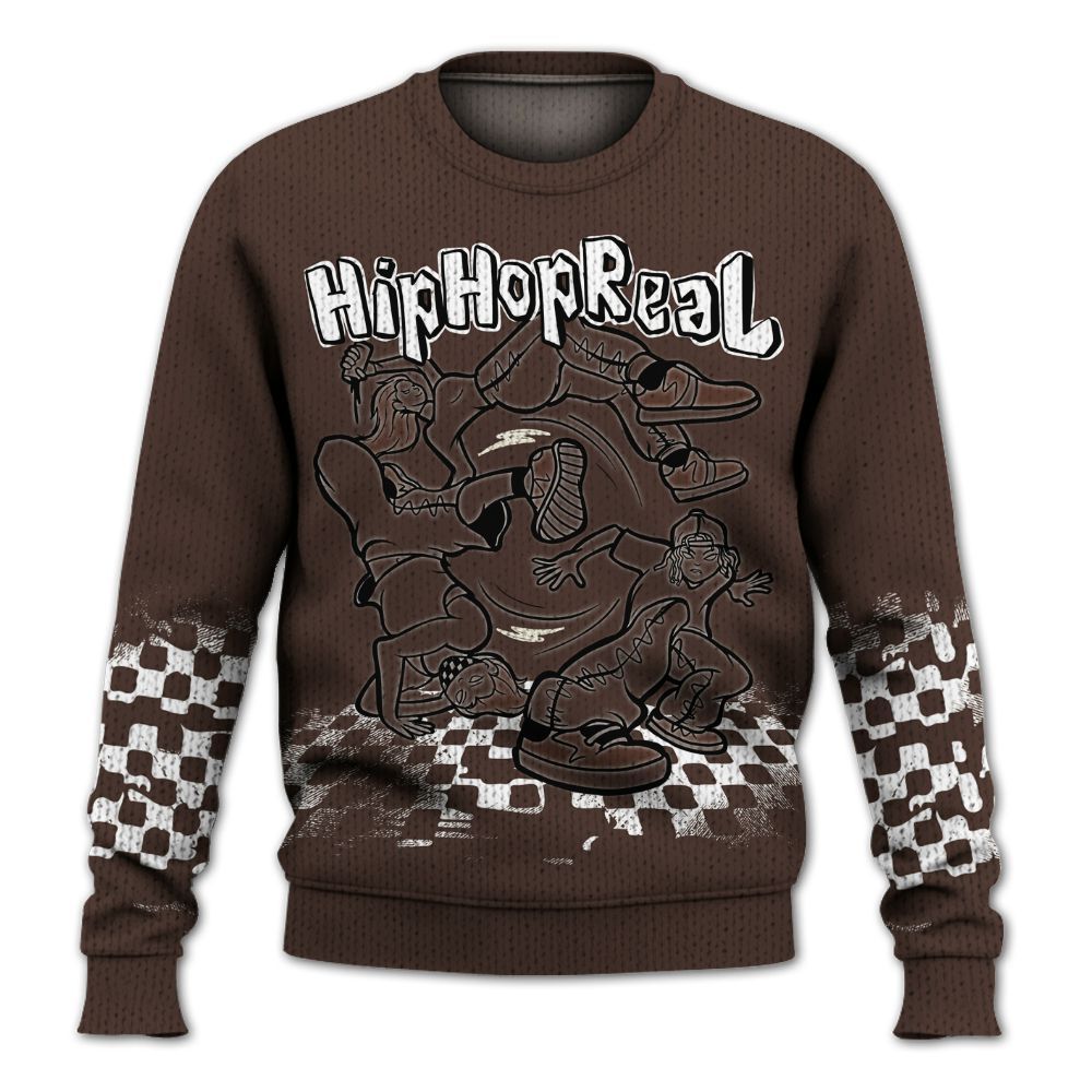 Knitted Sweater To Match SoleFly Cafecito 12s - Feel Life Street Style