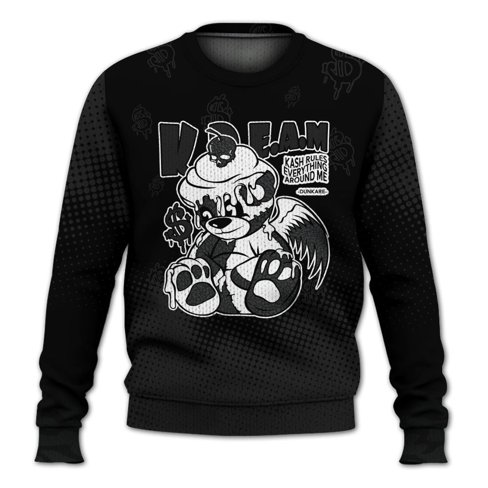 Knitted Sweater To Match Black Cat 3s - Loot Bear Unique Drip