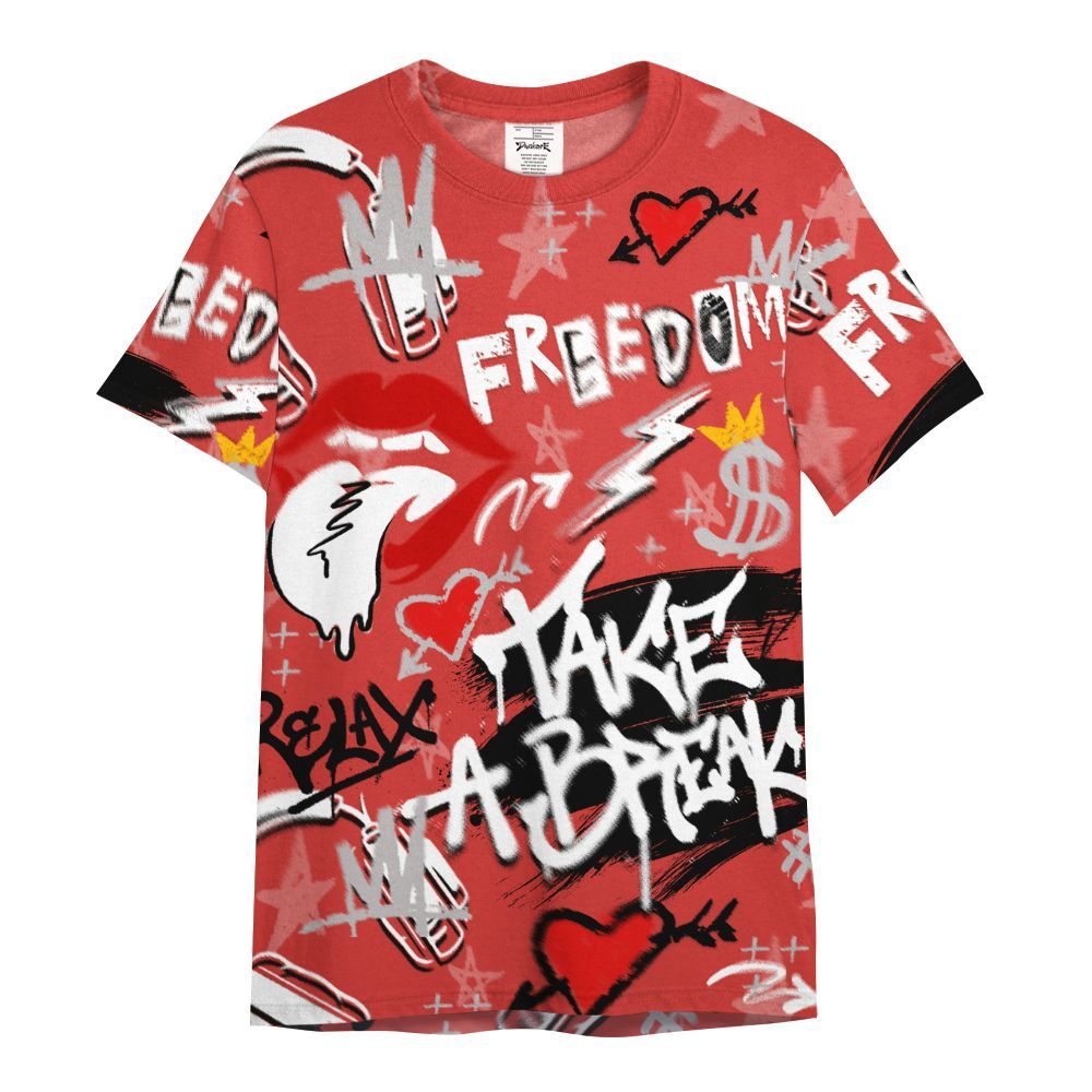 Shirt To Match Scoot Zeros ODD City - Take Break Freedom Graffiti Streetwear All Over Print