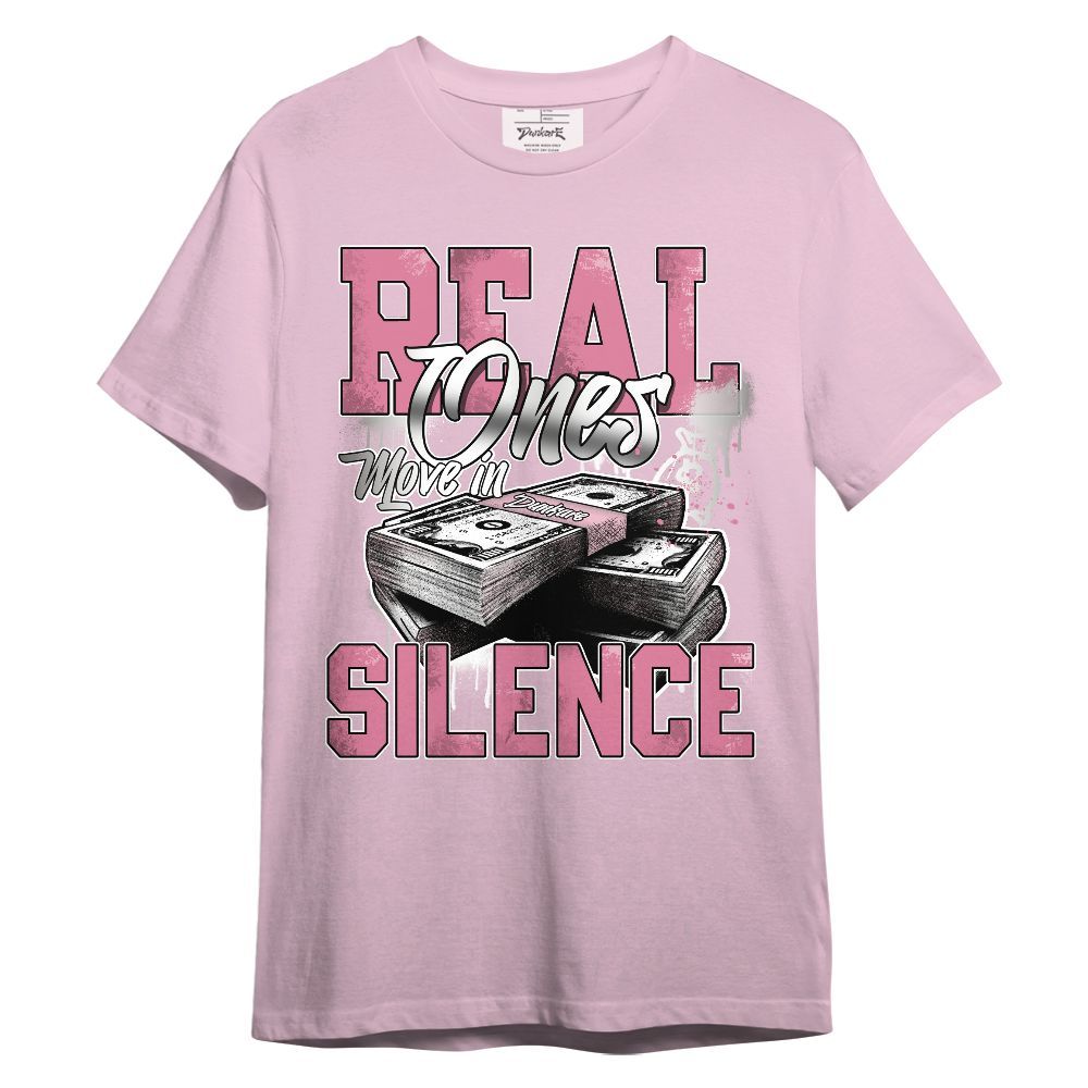 Shirt To Match GS Pearl Pink 12s - Move In Silence Money Graphic