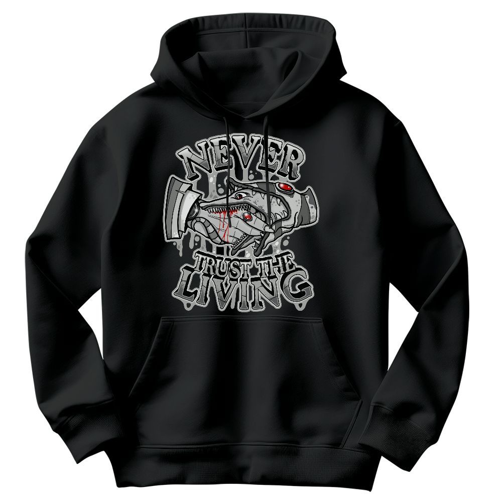Sweatshirt To Match Paris Olympics 4s - Never Trusting Living Halloween Graphic Graphic