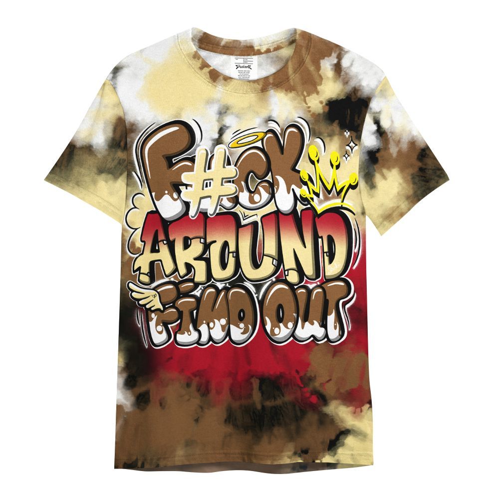 Shirt To Match Air Max 90 Escape - Tie Dye FK Around Find Out All Over Print