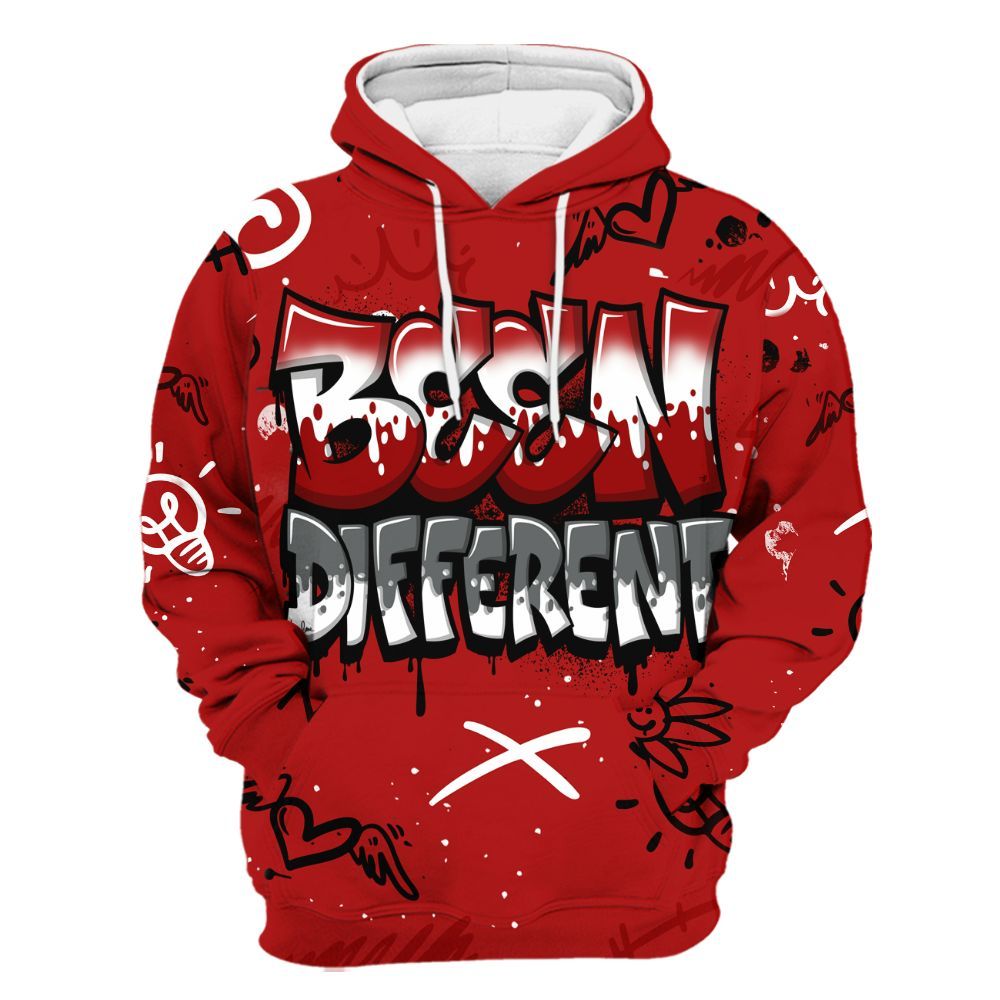 Hoodie To Match Low Terror White University Red 1s - Drip Been Di2ferent All Over Print