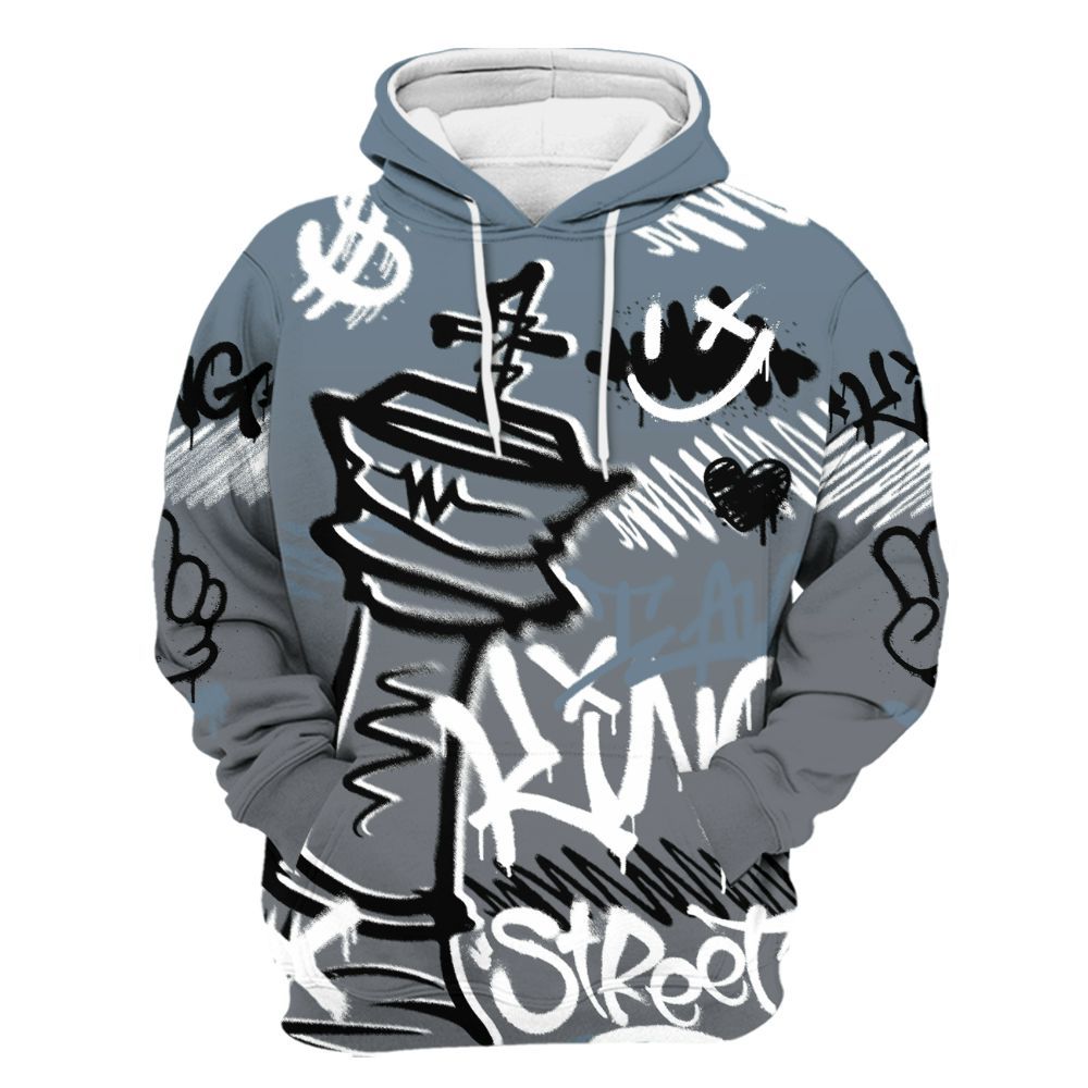 Hoodie To Match Air Max DN Silver Bullet - Street King Chess Streetwear All Over Print