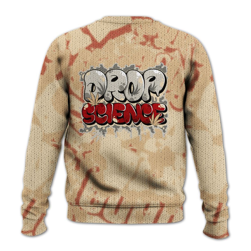 Knitted Sweater To Match Dunk Low Strawberry Waffle - Drop Science Street