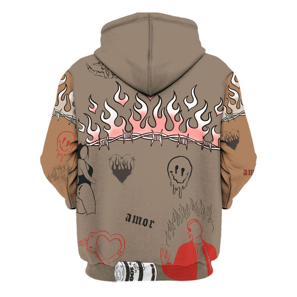 Hoodie To Match Air Max Rocky Distressed - Snake Trust No One All Over Print