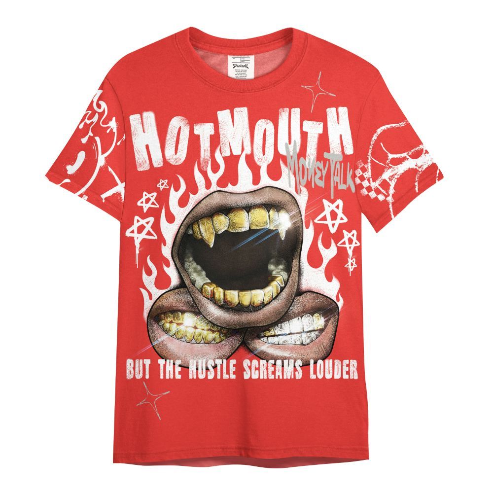 Shirt To Match Vomero 5 Bright Crimson - Mouth Burning Street Style All Over Print