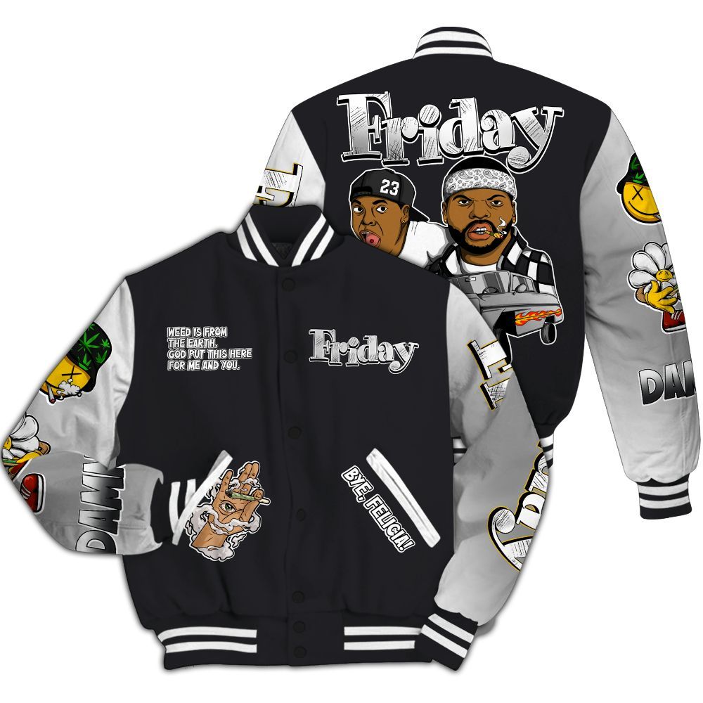 Varsity Jacket To Match Black Patent Low 17s - Friday Sneaker Stress Style All Over Print