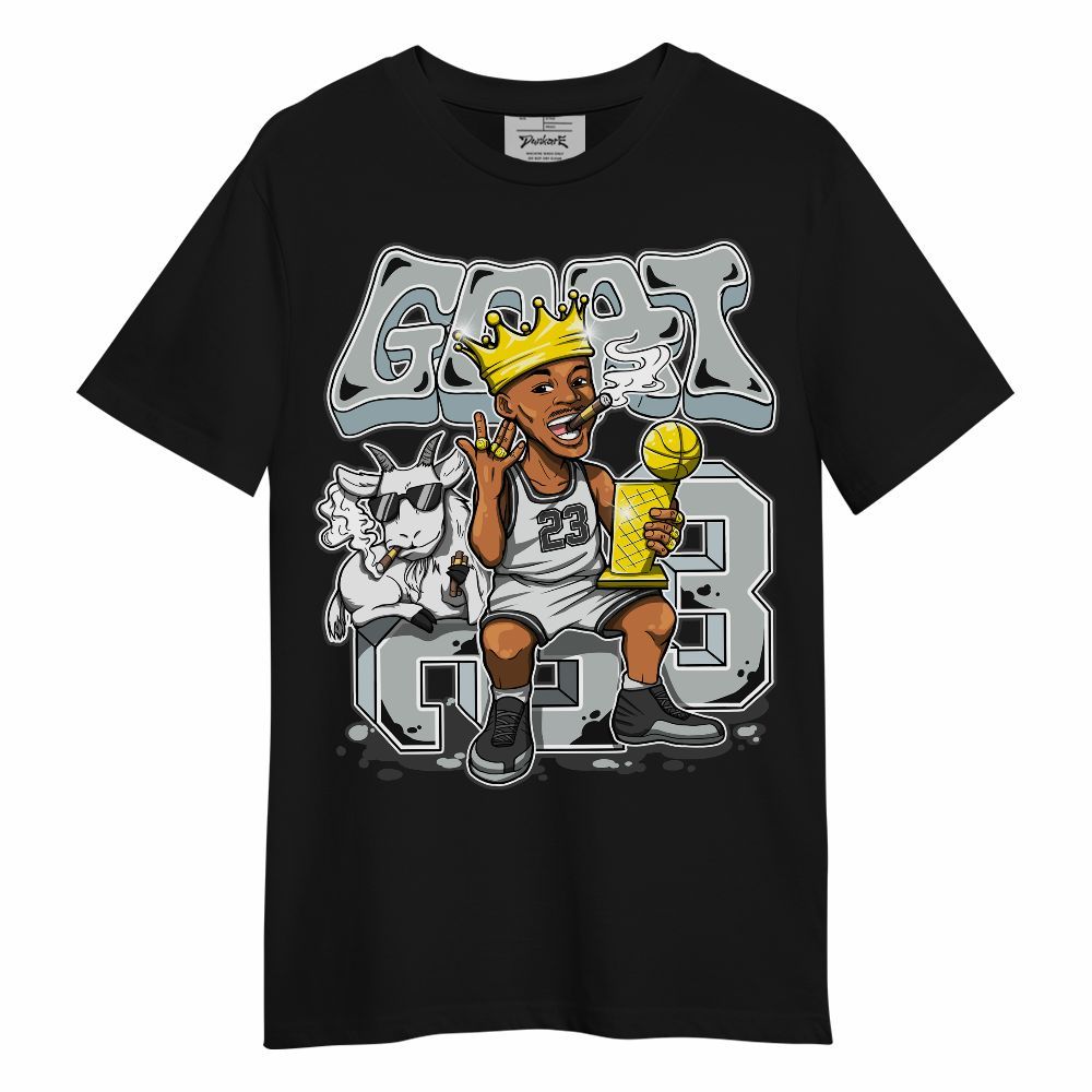 Shirt To Match Black Wolf Grey 12s - G.O.A.T Number 23 Unisex Shirt