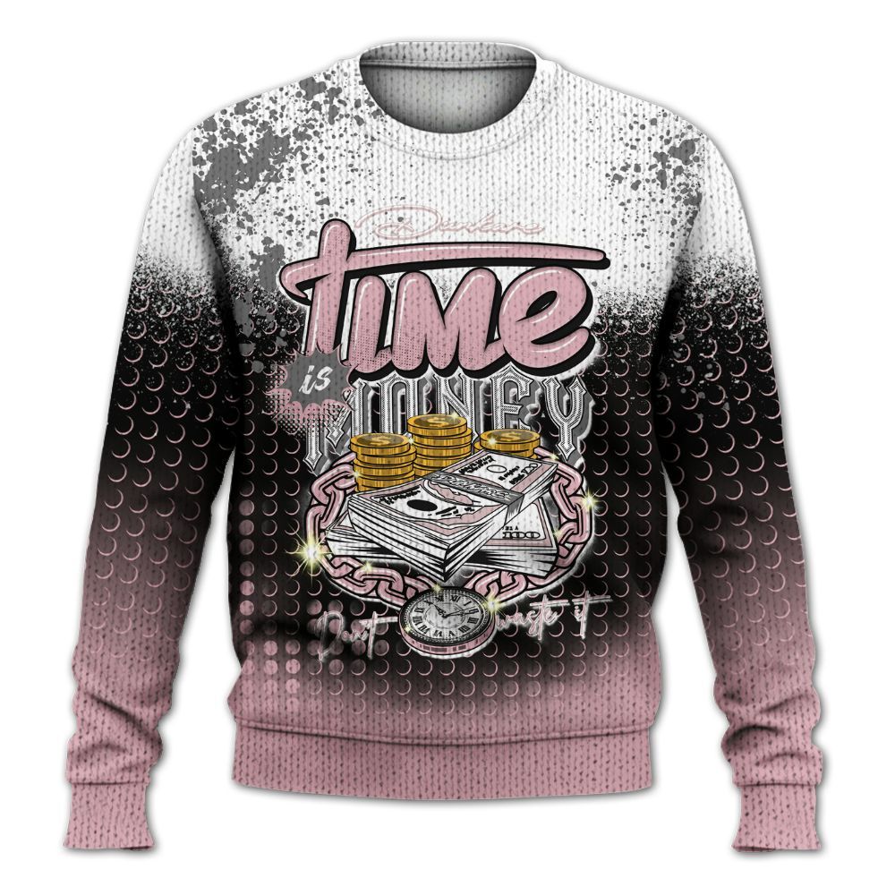 Knitted Sweater To Match Air Max DN Pink Foam - Halftone Time Is Money