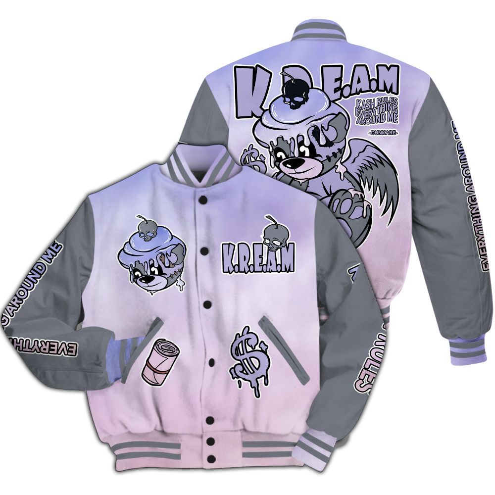Varsity Jacket To Match Zen Master 4s - Loot Bear All Over Print