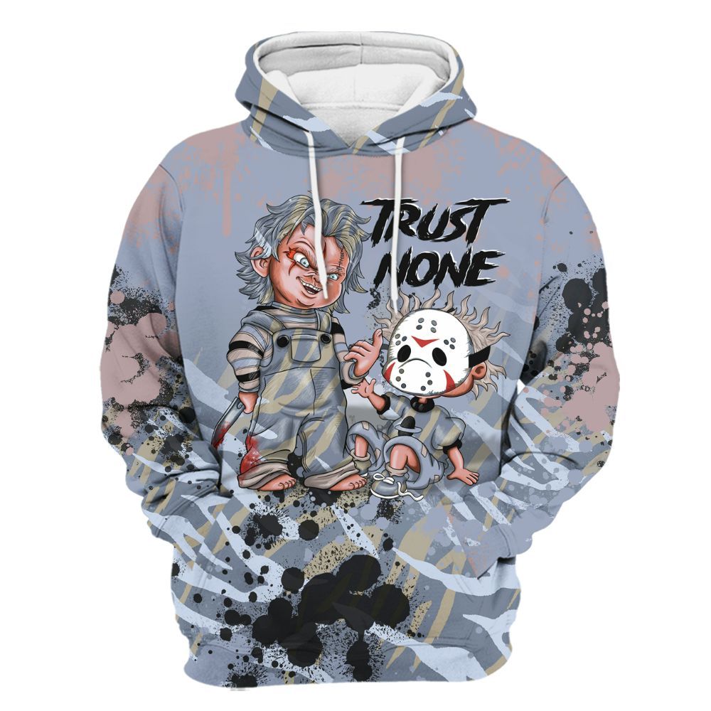 Hoodie To Match Ja 2 Induction - Trust No One Scary All Over Print