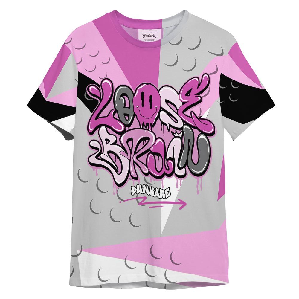 Shirt To Match Hyper Violet 4s T-- Loose Brain Graphic T-Shirt Unisex 0605 NMP