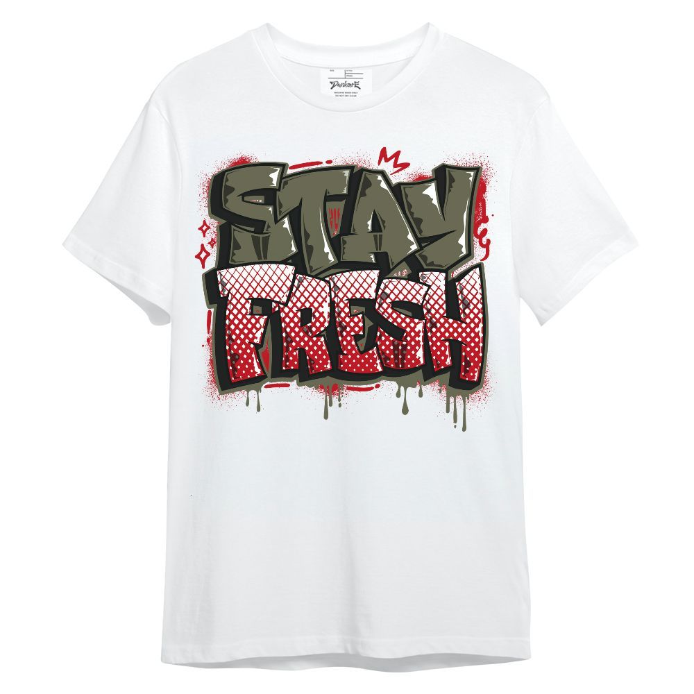 Shirt To Match Low OG Medium Olive 1s - Stay Fresh Dripping Unisex Shirt