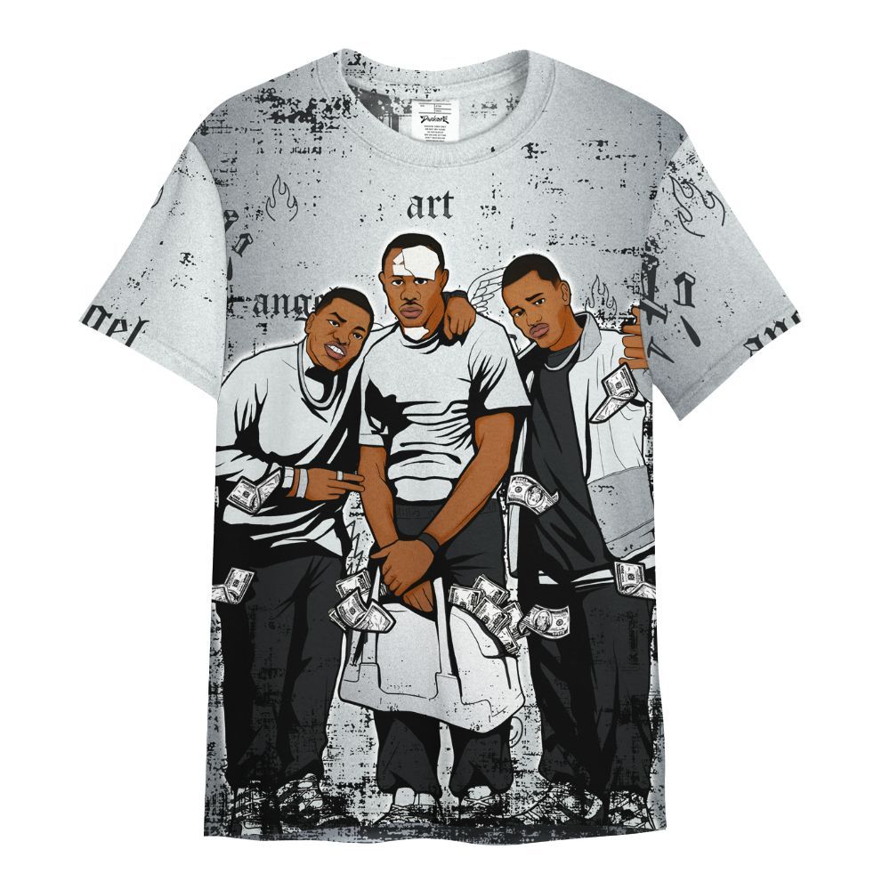 Shirt To Match Cap And Gown 6s - Paid In Full Money All Over Print