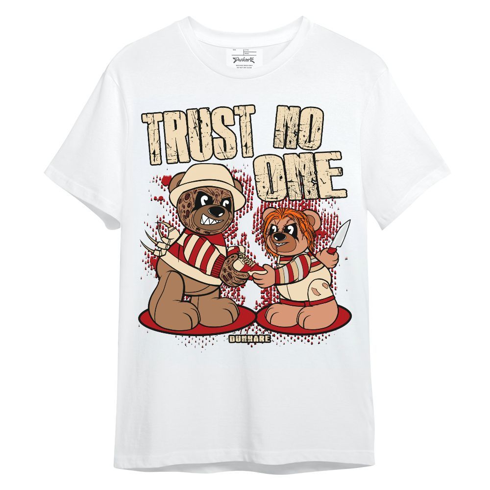 Shirt To Match Dunk Low Strawberry Waffle - Trust No One Bear Unisex Shirt
