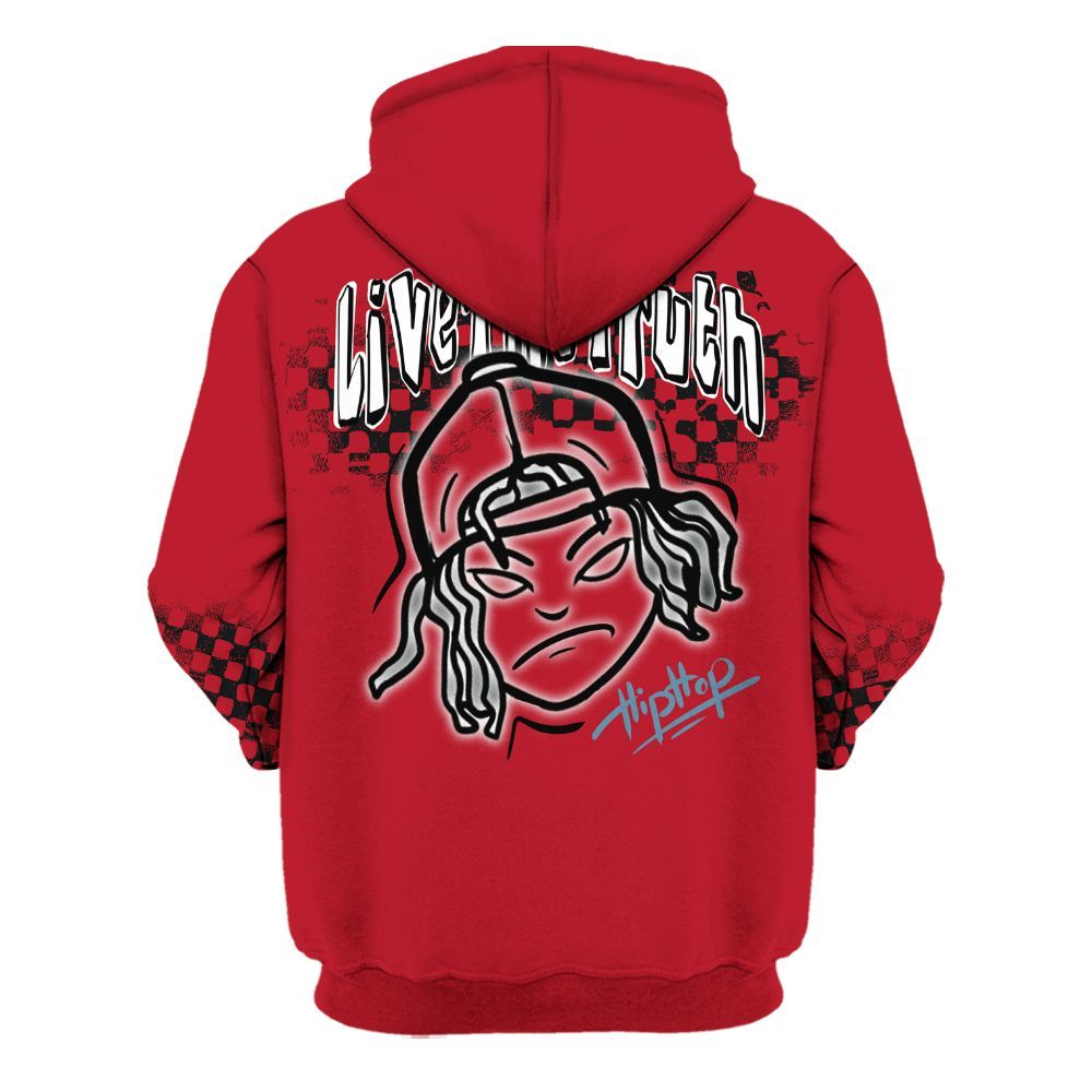 Hoodie To Match Retro Raging Bull 5s - Feel Life Street Style Cm4 All Over Print