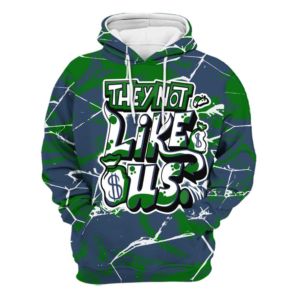 Hoodie To Match Midnight Navy 13s - Dislike Us Graphic All Over Print