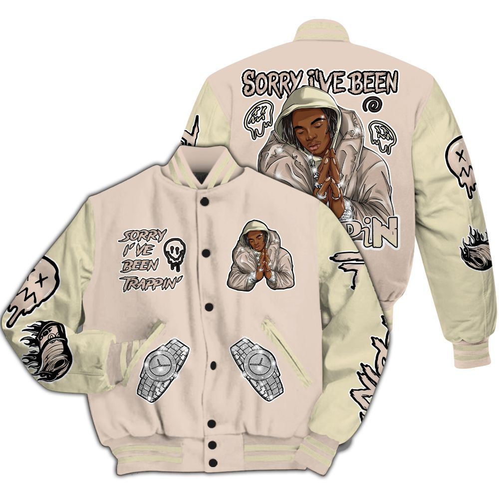 Varsity Jacket To Match A Ma Maniere X Fossil Stone 4s - Trappin' Unique All Over Print