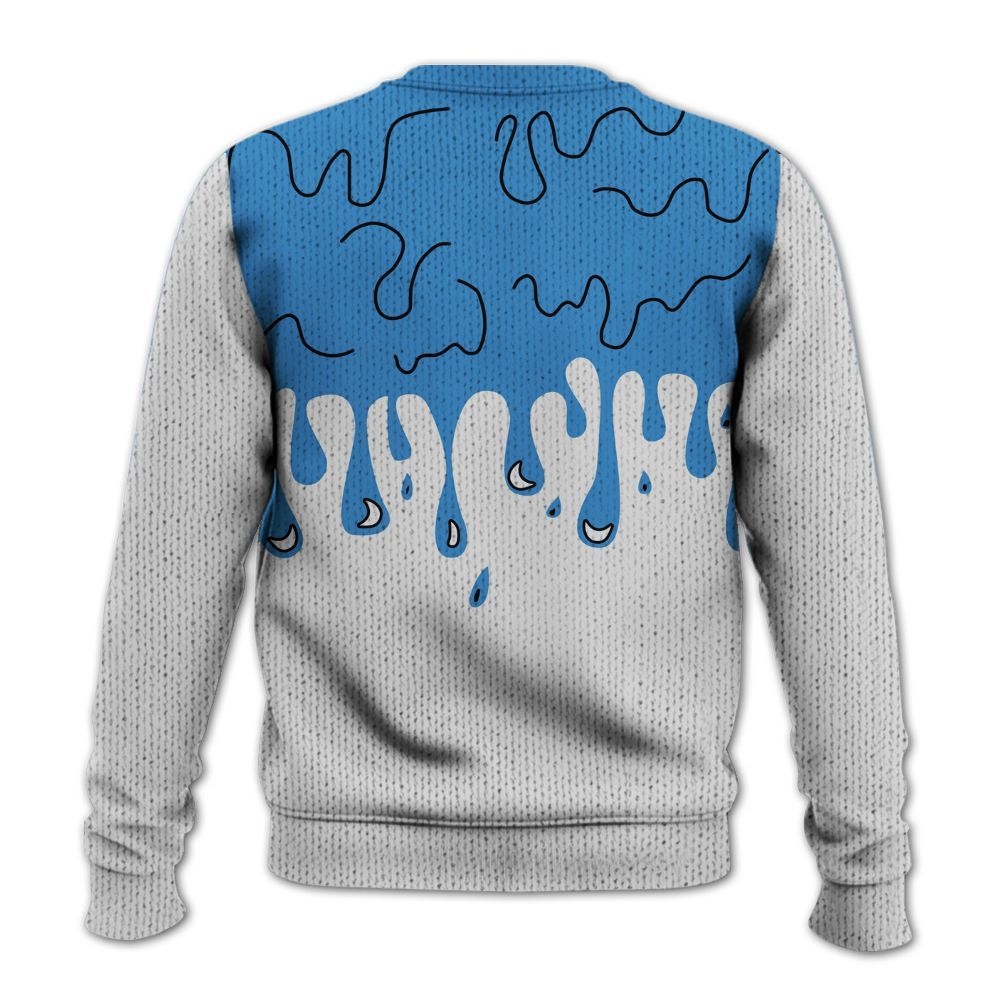 Knitted Sweater To Match Low Carolina 17s - Snake Trust No One Drip