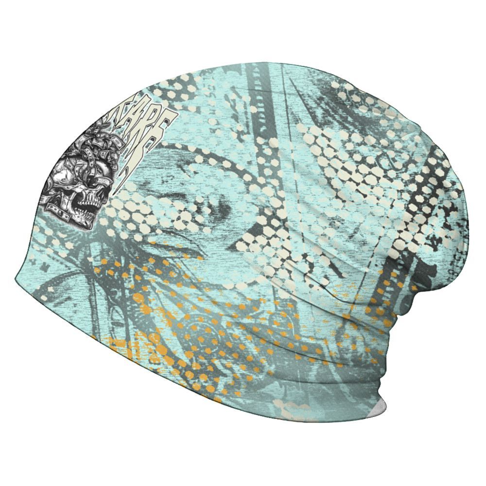 Beanie Hat To Match Pure Platinum 4s - From Rags To Riches Graphic