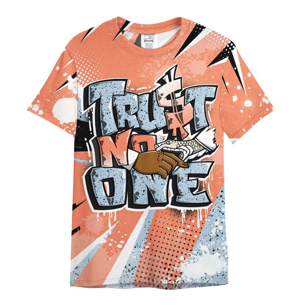 Shirt To Match DJ Khaled Crimson Bliss 5s - Poly Trust No One Dripping All Over Print