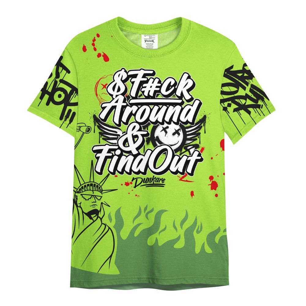 Shirt To Match Kobe 6 SE Grinch - Graphic Fck Around Find Out All Over Print