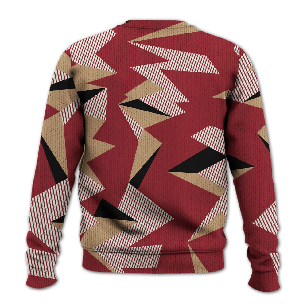 Sweater To Match Chicago 2025 40s Shirt, Geometric Camouflage Pattern Graphic