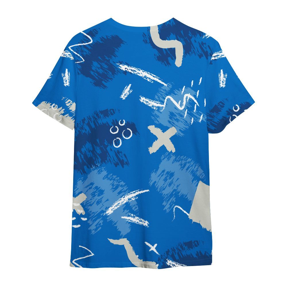 Shirt To Match Blueberry 12s - Hustle Grind Pray Retro All Over Print