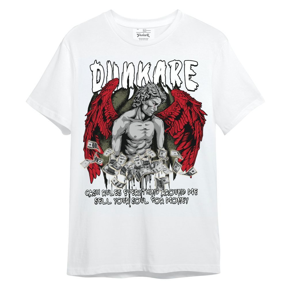 Shirt To Match Low OG Medium Olive 1s - Make Money With Your Soul Shirt Unisex Oufit Unisex Shirt