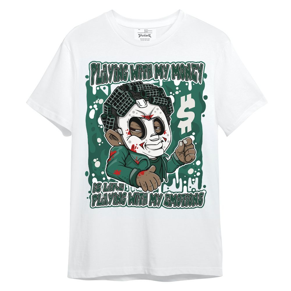 Shirt To Match Oxidized Green 4s - Playing With My Money Graphic Unisex Shirt