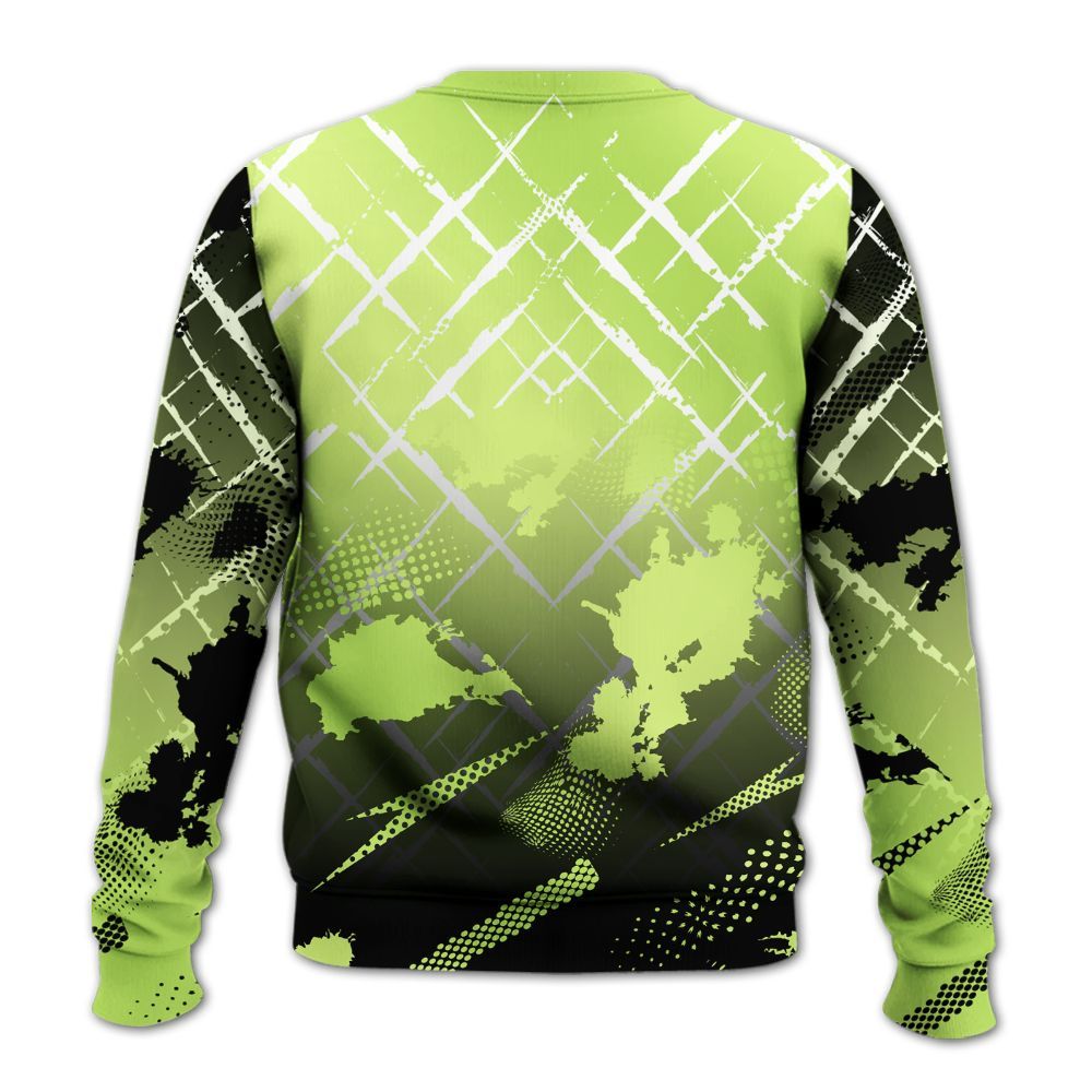 Sweatshirt To Match Air Max SNDR Volt - Halftone Stand Business Dripping All Over Print