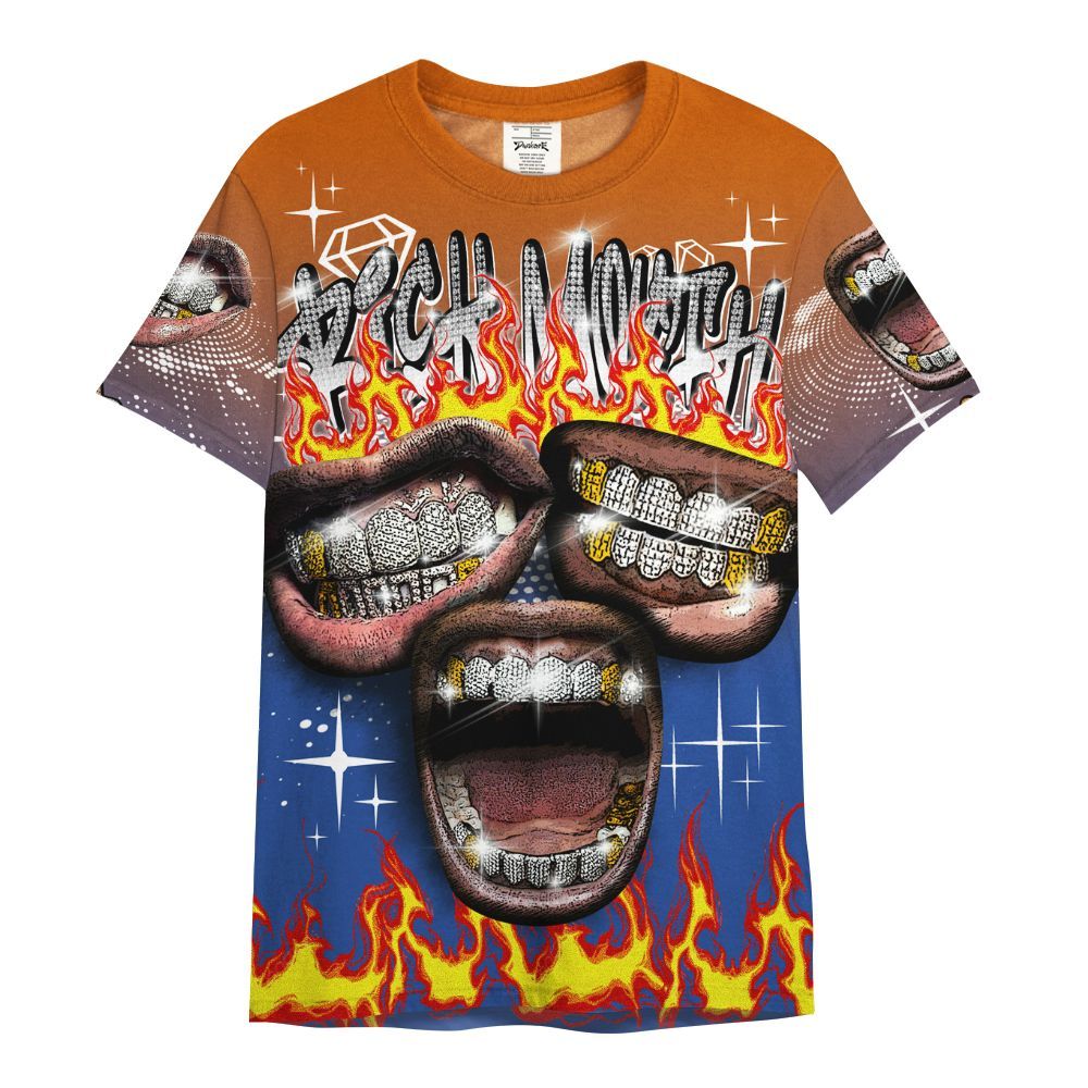 Shirt To Match Palermo GS League - Rich Mouth Fire Rap Retro 90s All Over Print