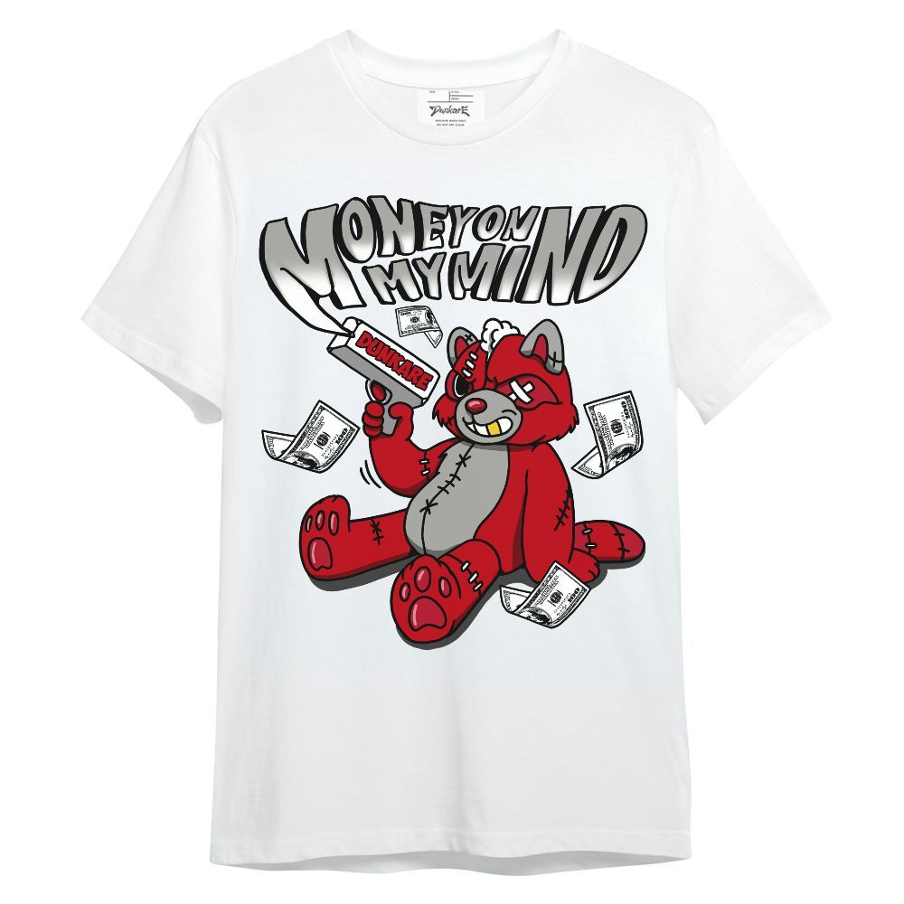 Shirt To Match Air Griffey Max Gray Reds 1s - Money On My Mind Raccoon Unisex Shirt