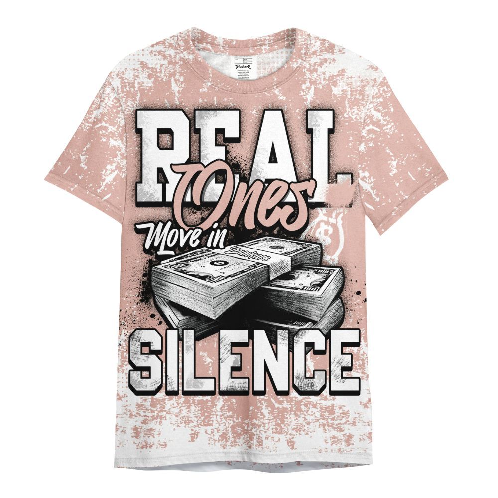 Shirt To Match Dunk Low Pink Velvet - Move In Silence Money Street Retro All Over Print