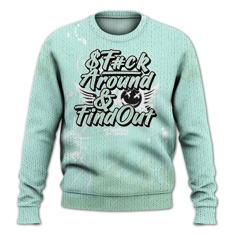 Sweater To Match Retro Low Igloo 11s - Graphic Fck Around Find Out Graphic