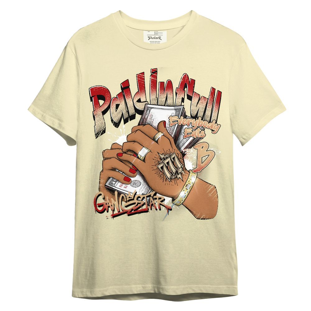 Shirt To Match Dunk Low Strawberry Waffle - Lucky Money Paid In Full Graphic