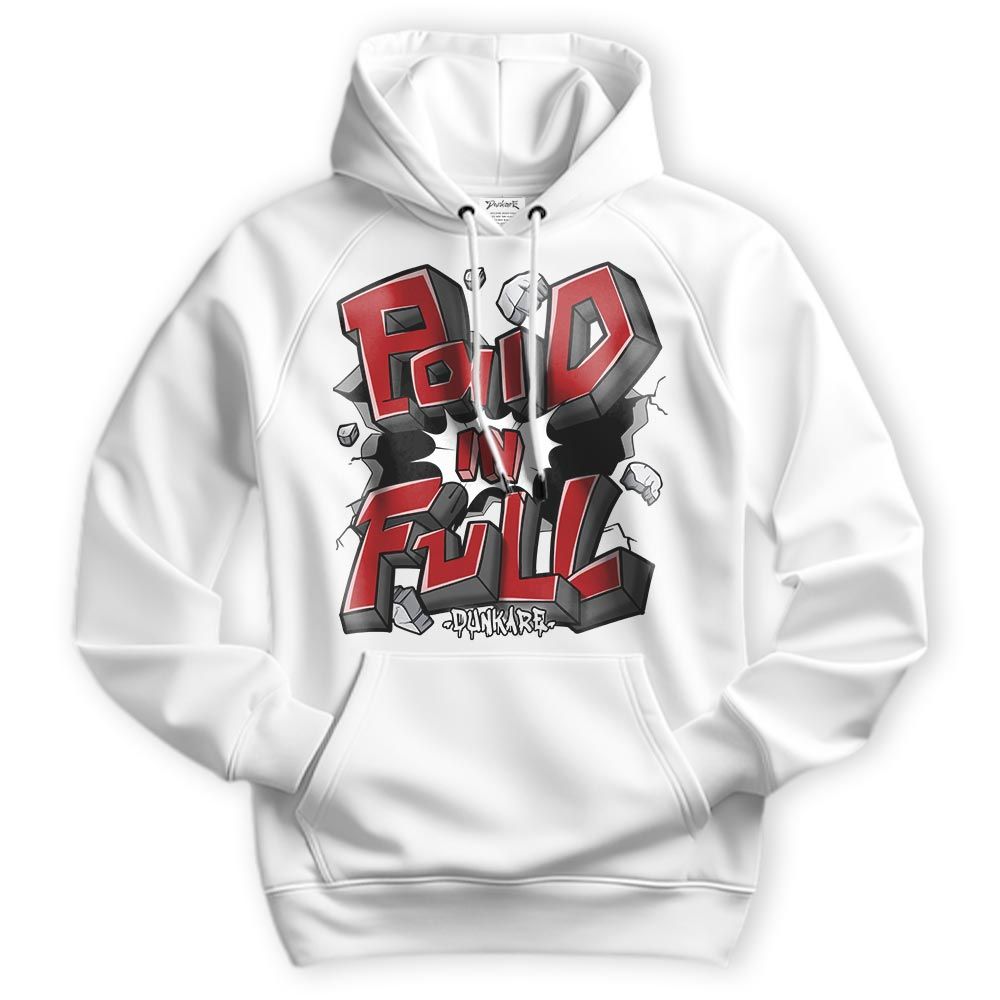 Sweatshirt To Match Red Taxi 12s Hoodie - Paid In Full Hoodie Unisex 0205 NMP