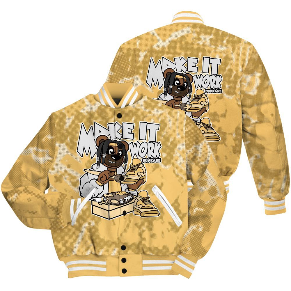 Varsity Jacket To Match Craft Paris 6s Shirt - Pull It Off Bear Street All Over Print