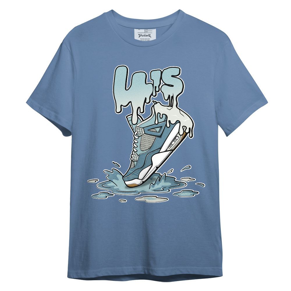 Shirt To Match Denim Worn Blue 2025 4s - Sneaker Sludges Drip Graphic