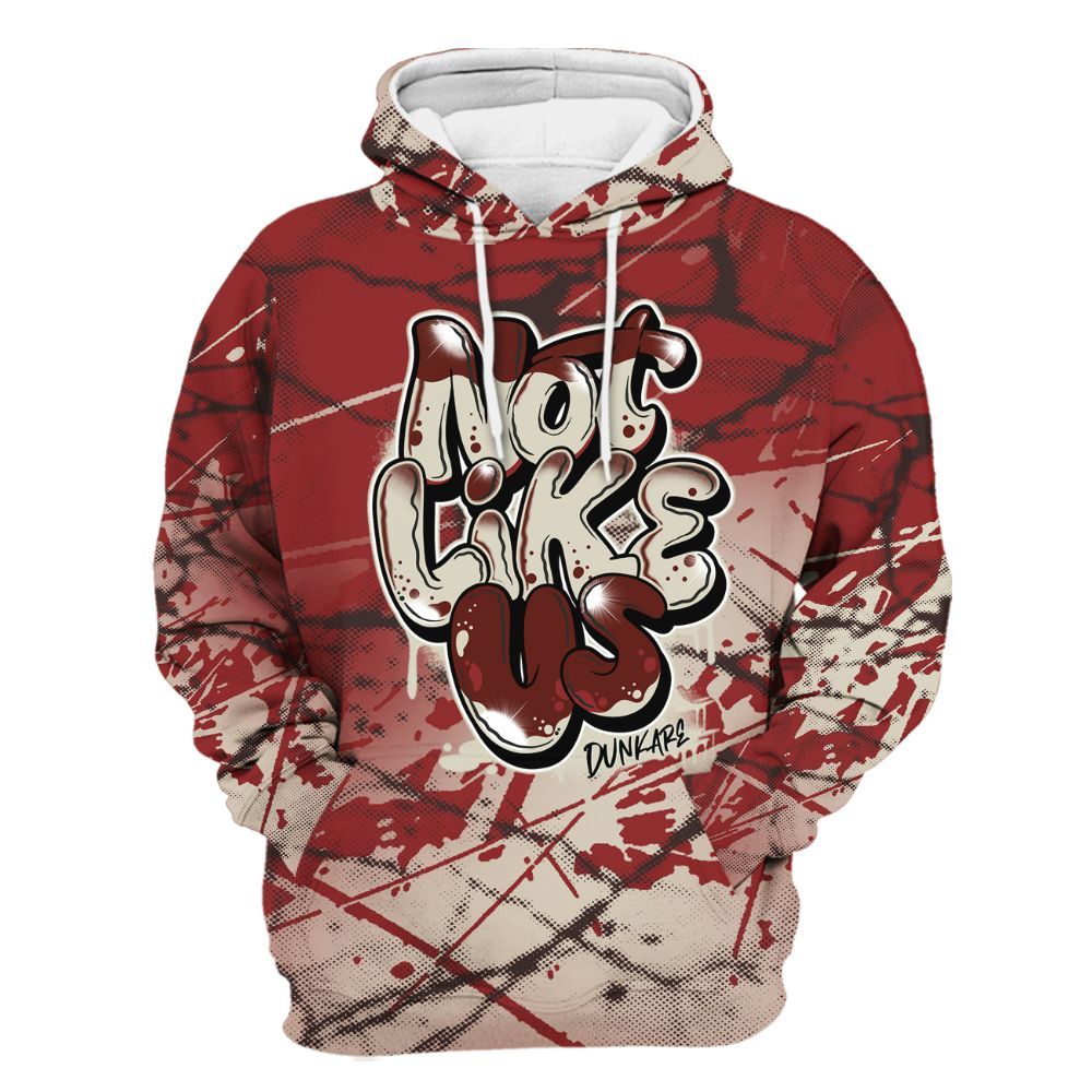 Hoodie To Match High 85 Bred 1s - None Like Us Graphic All Over Print