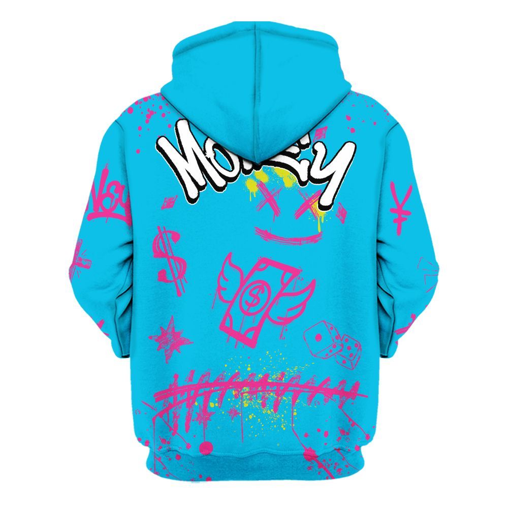 Hoodie To Match Tokyo Nights Stewie 3s - Everybody Paid In Full Crayon All Over Print