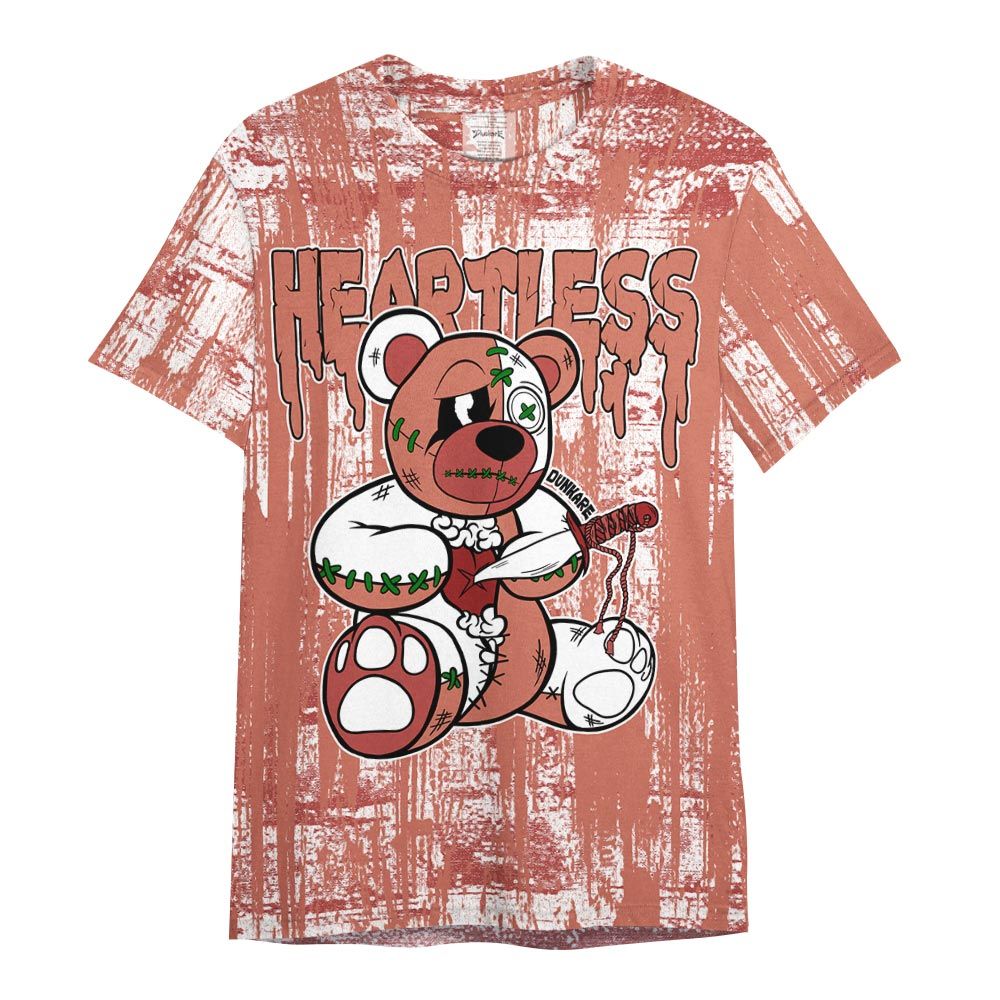 Shirt To Match Dune Red 13s - Heartless Bear Glitch Art Shirt Unisex